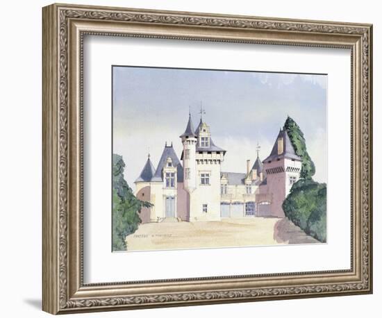 Chateau a Fontaine, 1995-David Herbert-Framed Giclee Print