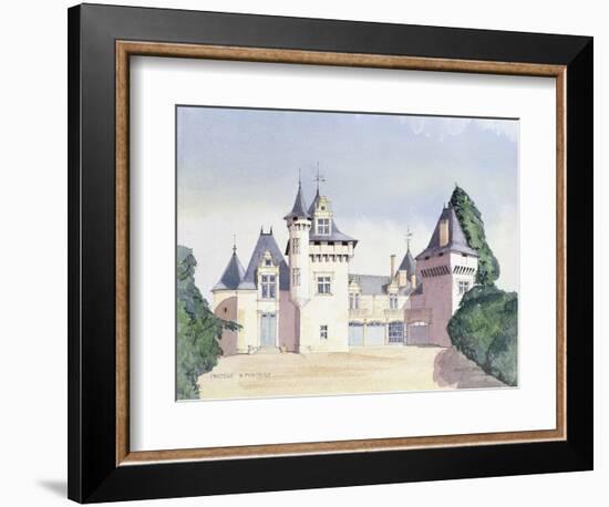 Chateau a Fontaine, 1995-David Herbert-Framed Giclee Print