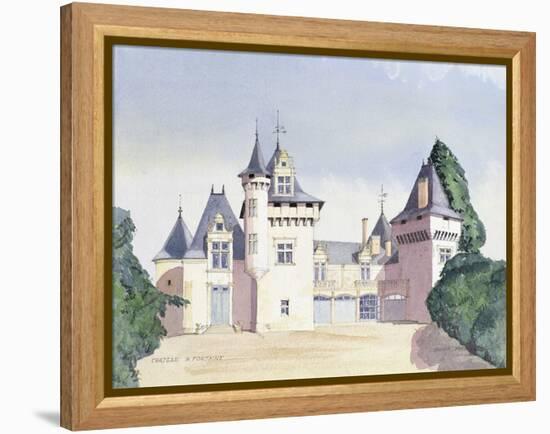 Chateau a Fontaine, 1995-David Herbert-Framed Premier Image Canvas