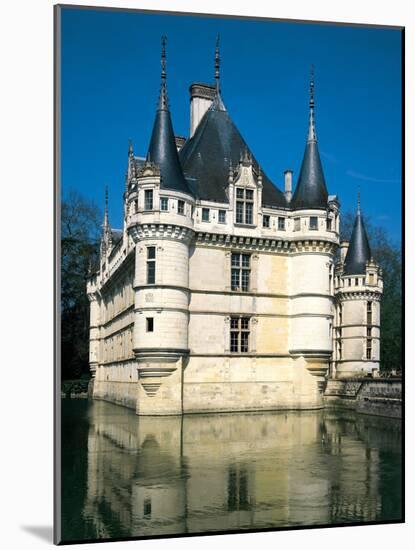 Chateau Azey Le Rideau, Loire, France (1518 - 1527)-Colin Dixon-Mounted Photographic Print