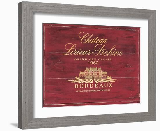 Chateau Bordeaux-Martin Wiscombe-Framed Art Print