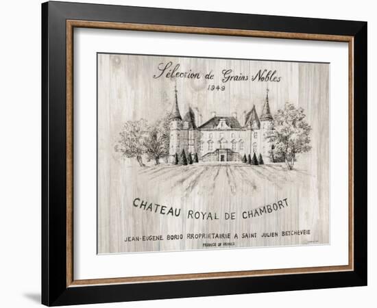 Chateau Chambort on Wood-Danhui Nai-Framed Art Print