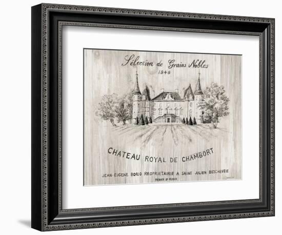 Chateau Chambort on Wood-Danhui Nai-Framed Art Print