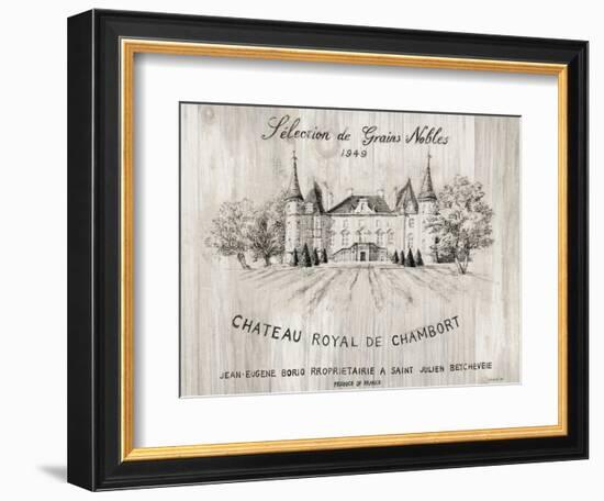 Chateau Chambort on Wood-Danhui Nai-Framed Art Print