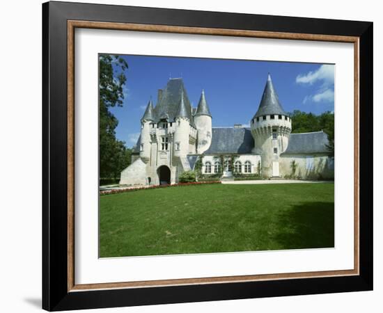 Chateau, Chef-Boutonne, Deux Sevres, Poitou-Charentes, France, Europe-Rawlings Walter-Framed Photographic Print