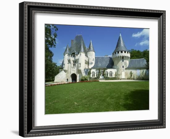 Chateau, Chef-Boutonne, Deux Sevres, Poitou-Charentes, France, Europe-Rawlings Walter-Framed Photographic Print