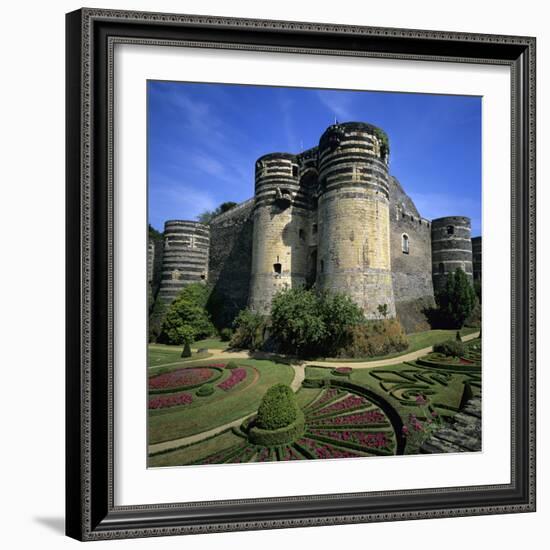 Chateau D'Angers, Angers, Loire Valley, Pays-De-La-Loire, France, Europe-Stuart Black-Framed Photographic Print