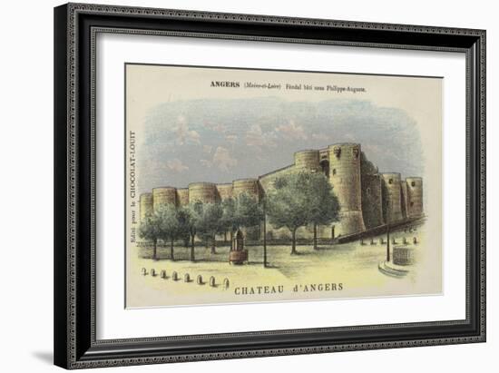 Chateau D'Angers, Angers, Maine-Et-Loire-French School-Framed Giclee Print