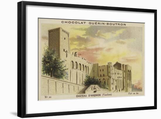 Chateau D'Avignon, Vaucluse-null-Framed Giclee Print