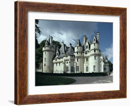 Chateau d'Usse, Dating from 15th Century, Rigny Usse, Indre Et Loire, Centre, France-Ursula Gahwiler-Framed Photographic Print