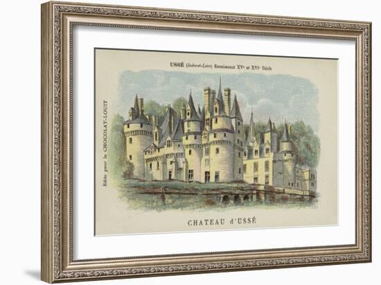 Chateau D'Usse, Usse, Indre-Et-Loire-French School-Framed Giclee Print