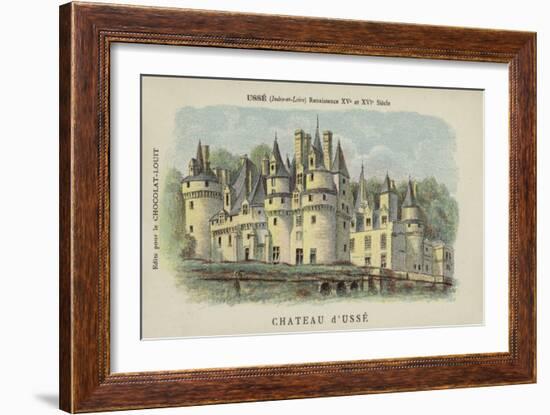 Chateau D'Usse, Usse, Indre-Et-Loire-French School-Framed Giclee Print