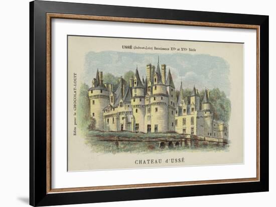 Chateau D'Usse, Usse, Indre-Et-Loire-French School-Framed Giclee Print