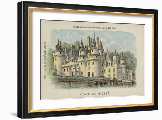 Chateau D'Usse, Usse, Indre-Et-Loire-French School-Framed Giclee Print