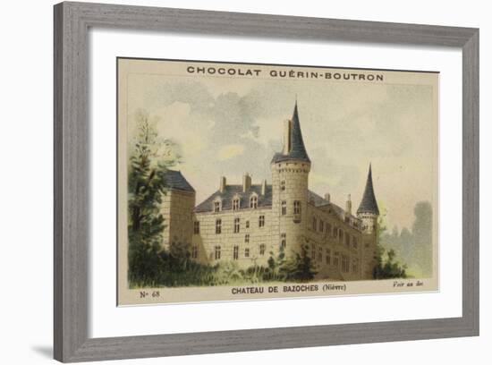 Chateau De Bazoches, Nievre-null-Framed Giclee Print