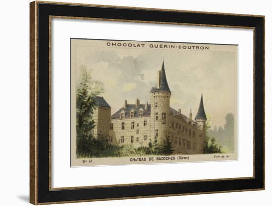 Chateau De Bazoches, Nievre-null-Framed Giclee Print