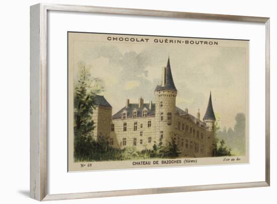 Chateau De Bazoches, Nievre-null-Framed Giclee Print