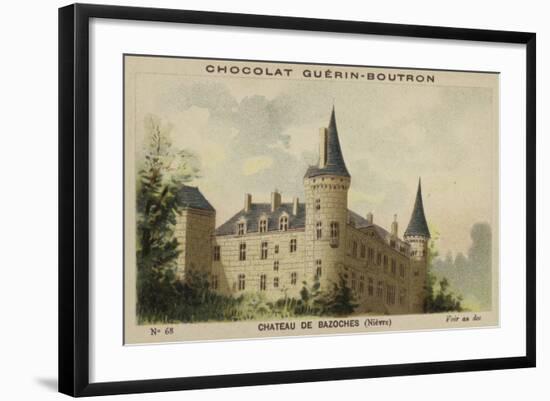 Chateau De Bazoches, Nievre-null-Framed Giclee Print