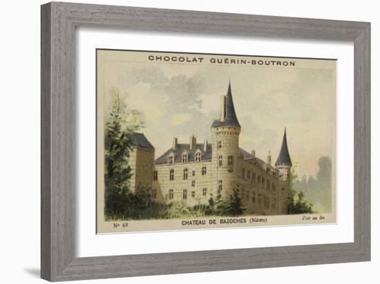 Chateau De Bazoches, Nievre-null-Framed Giclee Print