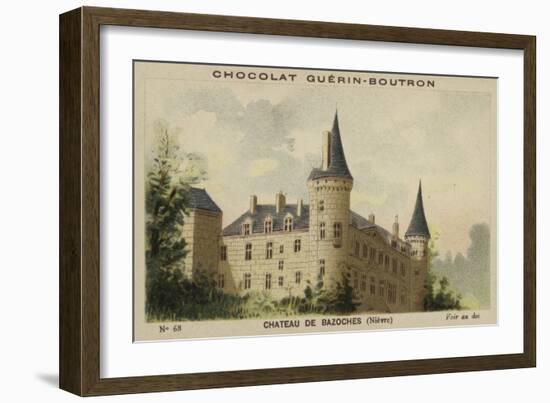 Chateau De Bazoches, Nievre-null-Framed Giclee Print