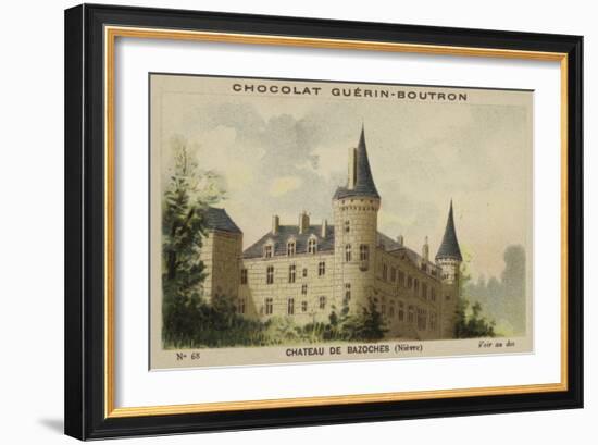 Chateau De Bazoches, Nievre-null-Framed Giclee Print