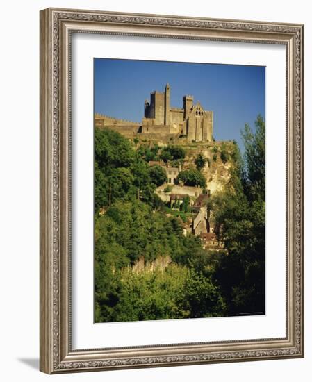 Chateau De Beynac, River Dordogne, Dordogne, Aquitaine, France, Europe-David Hughes-Framed Photographic Print