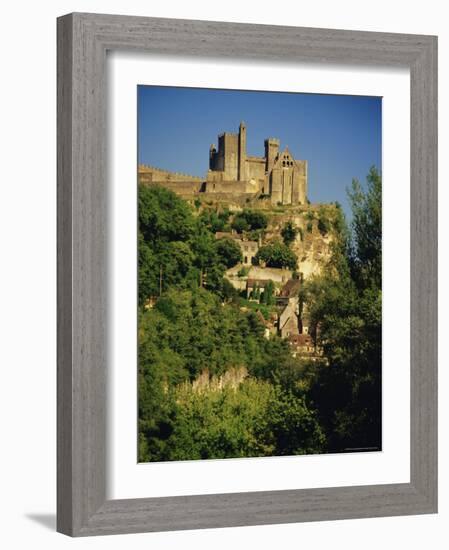 Chateau De Beynac, River Dordogne, Dordogne, Aquitaine, France, Europe-David Hughes-Framed Photographic Print