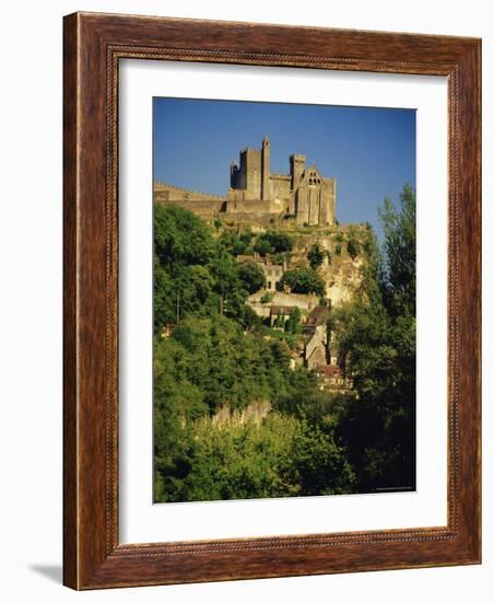 Chateau De Beynac, River Dordogne, Dordogne, Aquitaine, France, Europe-David Hughes-Framed Photographic Print