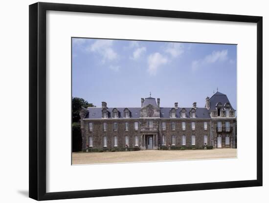 Chateau De Caradeuc's South Facade, Near Plouasne, Brittany, France, 18th-19th Century-null-Framed Giclee Print