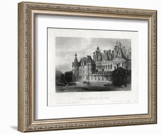 Chateau De Chambord, Loir-Et-Cher, France, 1875-James Tingle-Framed Giclee Print