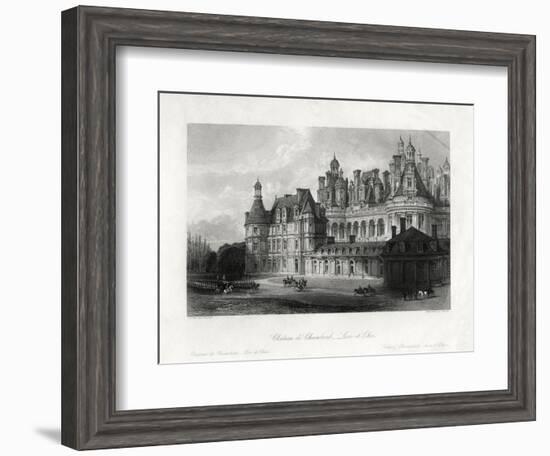 Chateau De Chambord, Loir-Et-Cher, France, 1875-James Tingle-Framed Giclee Print