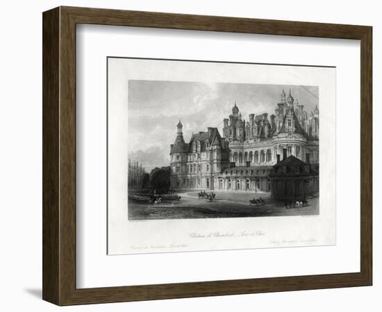 Chateau De Chambord, Loir-Et-Cher, France, 1875-James Tingle-Framed Giclee Print