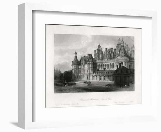 Chateau De Chambord, Loir-Et-Cher, France, 1875-James Tingle-Framed Giclee Print