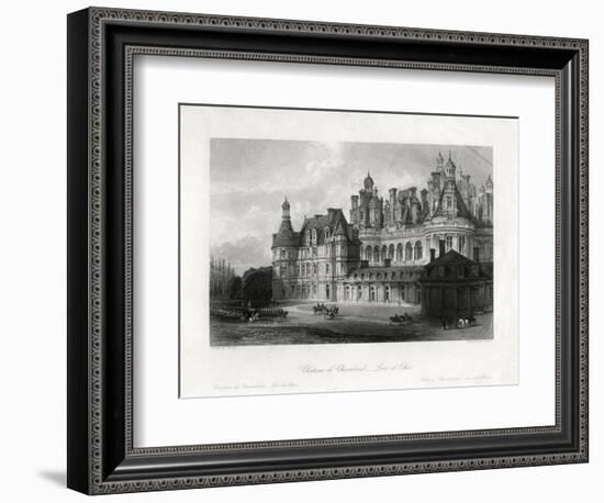 Chateau De Chambord, Loir-Et-Cher, France, 1875-James Tingle-Framed Giclee Print