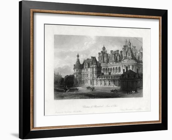 Chateau De Chambord, Loir-Et-Cher, France, 1875-James Tingle-Framed Giclee Print