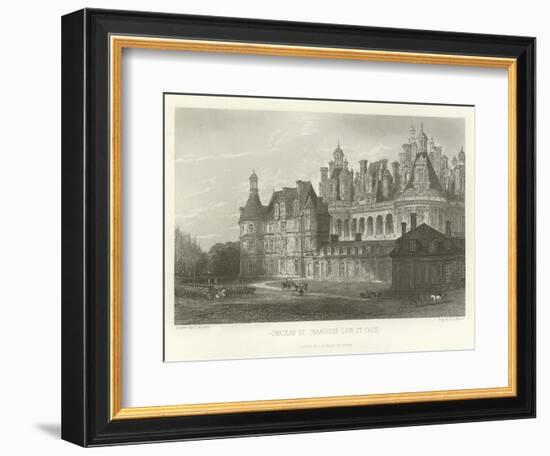 Chateau De Chambord-Loir-Et-Cher-Alphonse Marie de Neuville-Framed Giclee Print