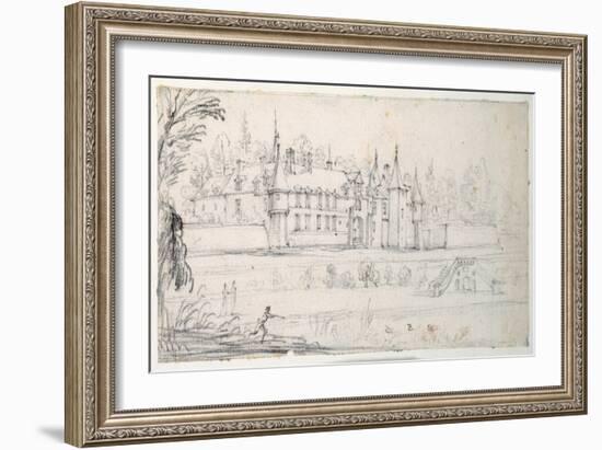 Chateau De Chantelou, in the Valley of the Orge, Between Linas and Chestres-Jacques Callot-Framed Giclee Print