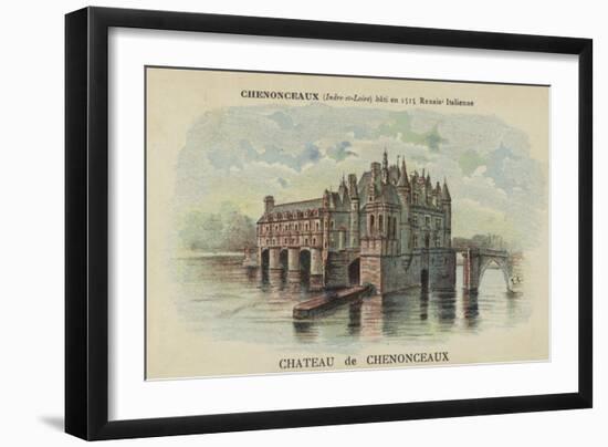 Chateau De Chenonceaux, Chenonceaux, Indre-Et-Loire-null-Framed Giclee Print