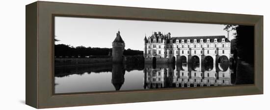 Chateau De Chenonceaux Loire Valley France-null-Framed Stretched Canvas