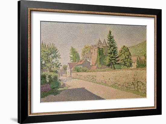 Chateau de Comblat, circa 1887-Paul Signac-Framed Giclee Print