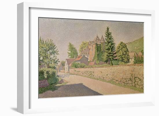 Chateau de Comblat, circa 1887-Paul Signac-Framed Giclee Print