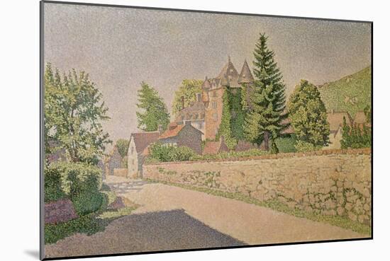 Chateau de Comblat, circa 1887-Paul Signac-Mounted Giclee Print