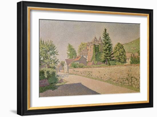 Chateau de Comblat, circa 1887-Paul Signac-Framed Giclee Print