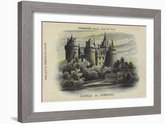 Chateau De Combourg, Combourg, Manche-French School-Framed Giclee Print