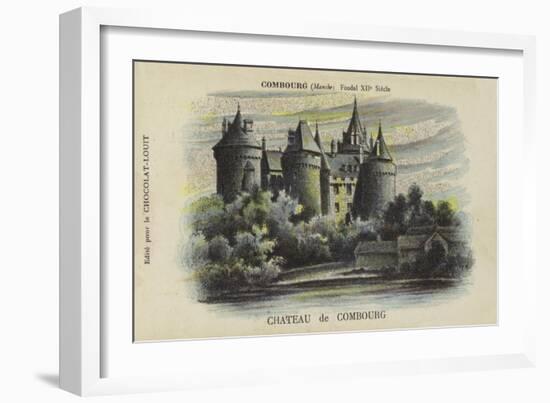 Chateau De Combourg, Combourg, Manche-French School-Framed Giclee Print