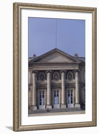 Chateau De Compiegne Rear Facade, Picardy, Detail, France-null-Framed Giclee Print