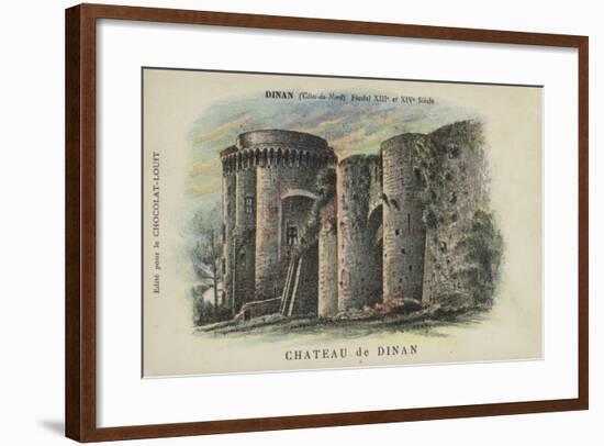 Chateau De Dinan, Dinan, Cotes-Du-Nord-null-Framed Giclee Print