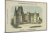 Chateau De Fontaine-Henry, Fontaine-Henry, Calvados-null-Mounted Giclee Print