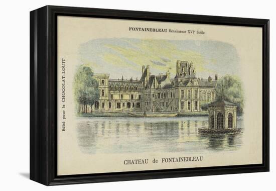 Chateau De Fontainebleau, Fontainebleau-French School-Framed Premier Image Canvas