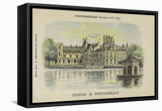 Chateau De Fontainebleau, Fontainebleau-French School-Framed Premier Image Canvas